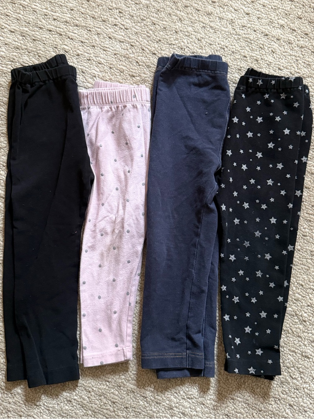Uniqlo and Baby Gap leggings for 18-24 mths